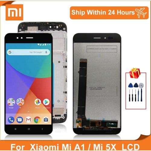 5.5" For Xiaomi Mi 5X LCD Display MI A1 LCD Touch Screen Digitizer Display For XIAOMI 5X Screen A1 with Frame Replacement Parts