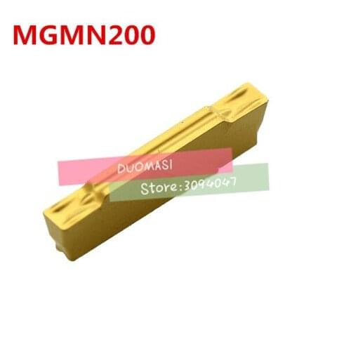 10PCS MGMN200-G carbide turning insert ,Cutting inserts, Factory outlets,the lather,cnc,for Grooving Holder MGEHR & MGIVR