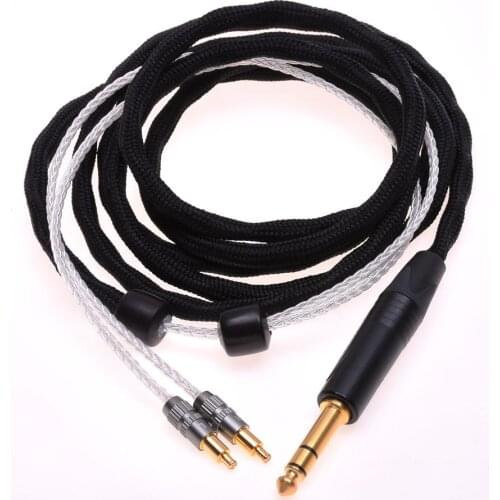 16 Cores 5N Silver Plated Headphone Upgrade Cable A2DC For Audio-Technica ATH-MSR7b ATH-SR9 ATH-ESW990H ATH-ES770H ATH-ADX5000