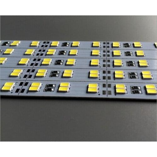 25pcs/lot 100cm LED double line tube strip bar light 12v light bar 144pcsLED/M 5630/5730 strip for jewelry counter,cabinet