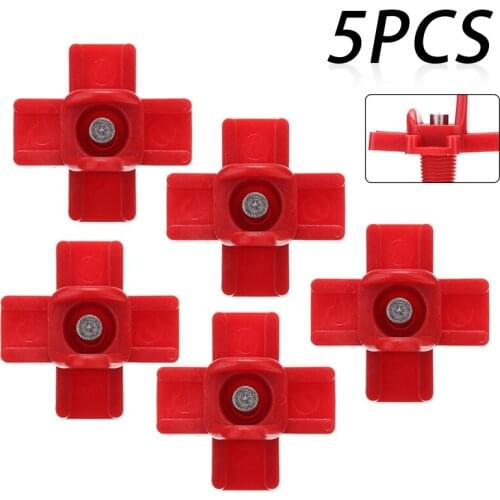 5Pcs Horizontal Side Mount Poultry Watering Nipples Chicken Bird Feeding Watering Nipples