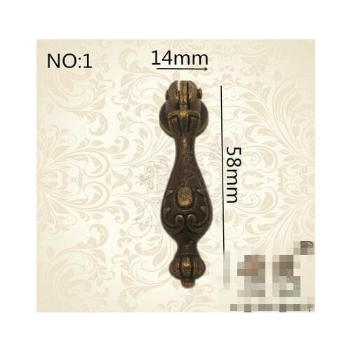 A7 Zinc alloy European Garden single hole copper zinc alloy handle antique wardrobe cabinet door door handle style