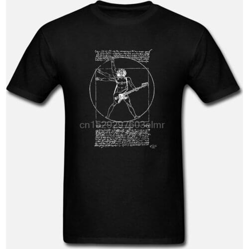 Da Vinci Vitruvian Bass Player Premium T-Shirt Bass Guitar Bassist