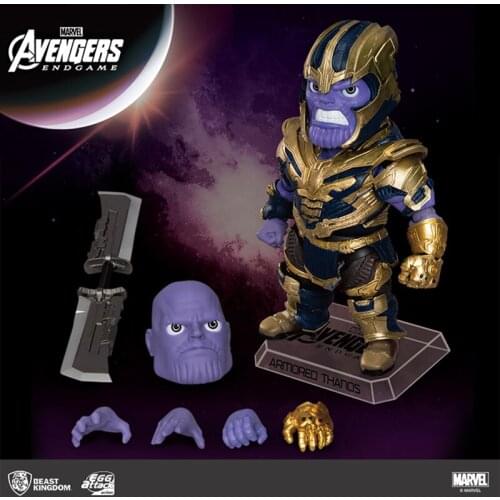 Beast kingdom Avengers 4 Thanos BOSS Infinite Gloves Hand-made Model toy doll Model Kits Toy Figures