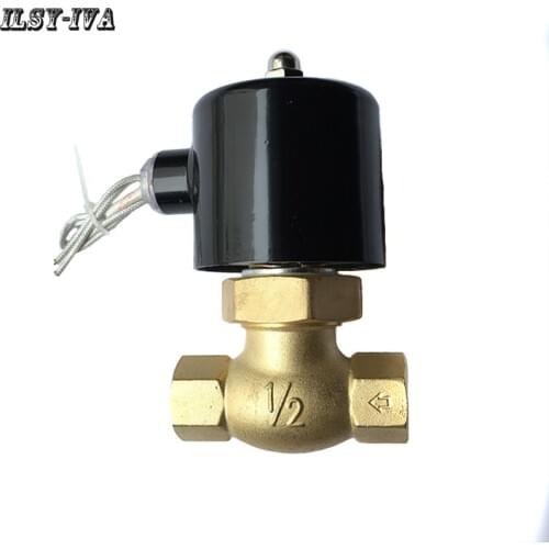 Two way brass 2L/US DN15 AC220V high-temperature high-pressure steam Normally closed solenoid valve