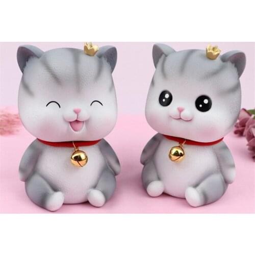 Pet Cat Piggy Bank Exquisite Home Decorations Living Room Bedroom Desktop Ornaments Car Adornment Accessories Craft Sculpture