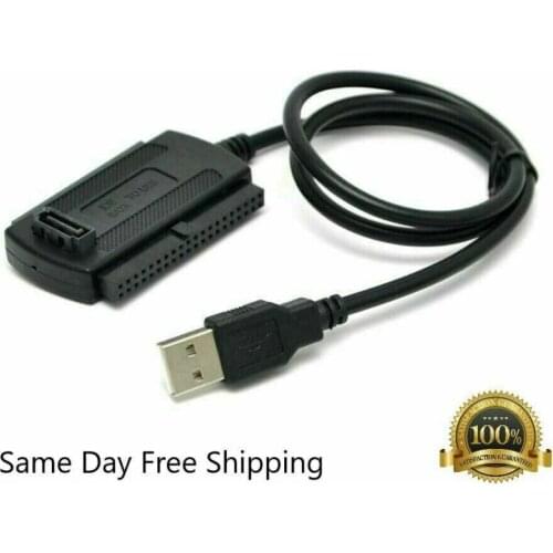 SATA/PATA/IDE To USB 2.0 Adapter Converter Cable For Hard Drive Disk 2.5" 3.5 Hard Drive FE For Hard Drive Disk