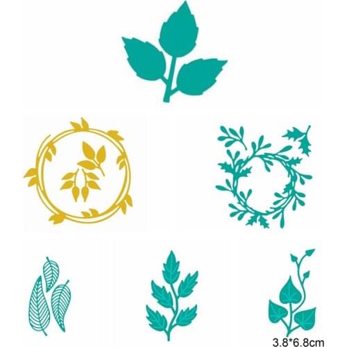Holly Leaf Flower Metal Cutting Dies Stencils for DIY Scrapbooking Embossing Valentine Decoration Paper Card Craft Die Cuts 2019