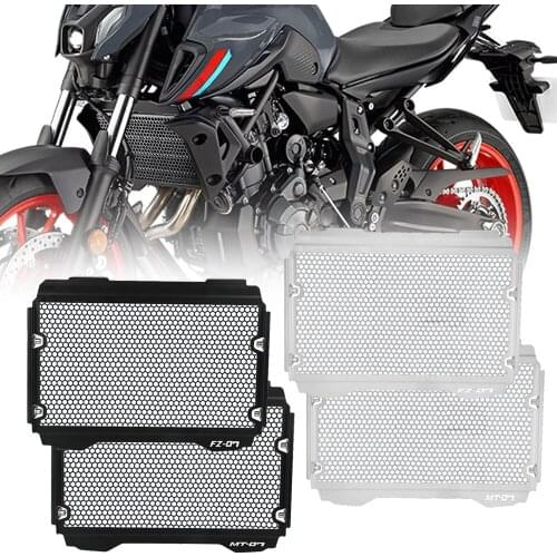 MT-07 FZ-07 2021 Accessories Motorcycle Aluminum Radiator Grille Grill Guard Cover Protector For YAMAHA MT FZ 07 MT07 FZ07 2021