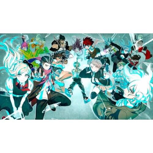 5D Diy Diamond Painting Wall Art Danganronpa Handmade Cross Stitch Picture Home Decal Japanese Game Full Square Drill Embroidery