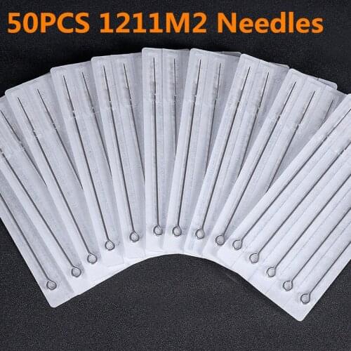 Tattoo Needles 50pcs 11M2 Disposable Tattoo Needles 304 Medical Stainless Steel Hot Selling for Tattoo Needle Supply
