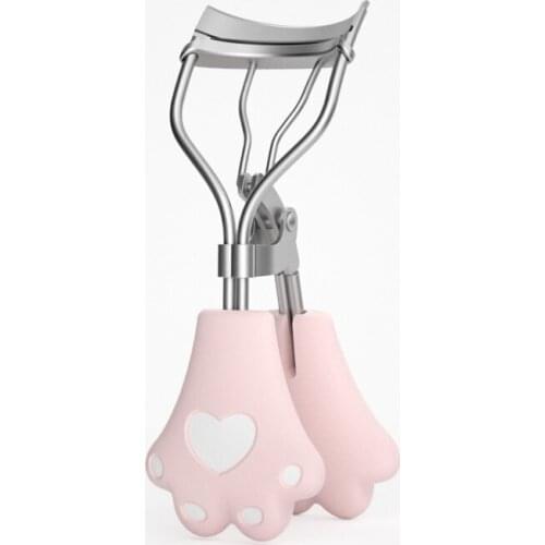 Cat Footprint Shape Eyelash Clip Wide-angle Eyelash Clip Natural Roll Become Warp Thick Fake Eyelash Curler Curling Tweezer Tool