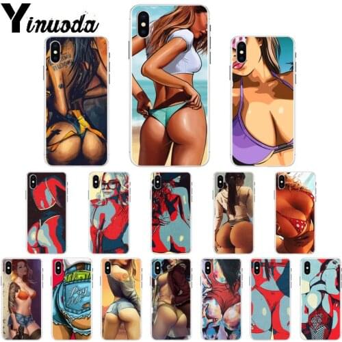Yinuoda Hot Summer Bikini Girl Ass TPU Soft High Quality Phone Case for iPhone X XS MAX 6 6S 7 7plus 8 8Plus 5 5S XR