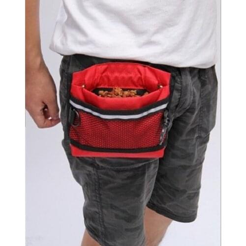 30pcs Durable Pet Dog Treat Bait Waist Pouch Puppy Reward Based Training Bag with Buckle Belt Pet Supplies ZA0862