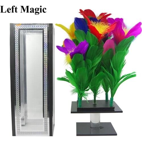 Flower Maker Tube Magic Tricks One Flower To Five For Crystal Tube Clear Magic Appearing Clarity Illusion Mentalism Funny