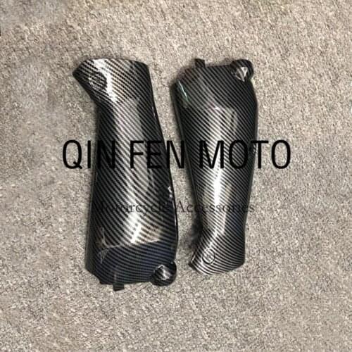 Carbon Fiber paint Intake Tubes Panel Fairing Carbon Fiber Cover Fit For Yamaha YZF R1 09-14