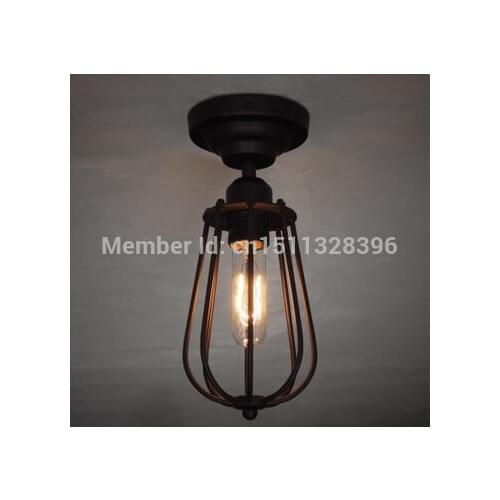 Edison Vintage Style Industrial Mini Cage Wall lamp Industrial Light(Including bulb) Cafe Bar Coffee Shop Store Hall Club
