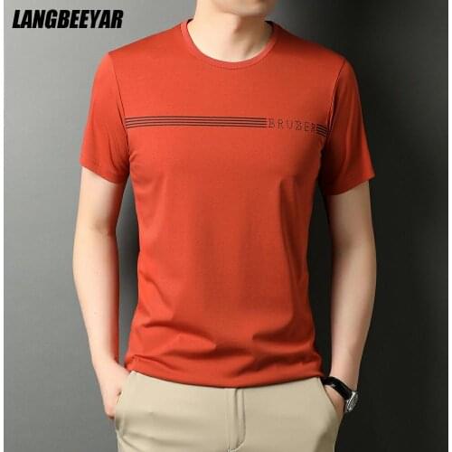 Top Quality New Brand Tops Designer Short Sleeve Casual Fashion t Shirts Men 2021 Summer Mercerized Cotton O Neck Men Clothes