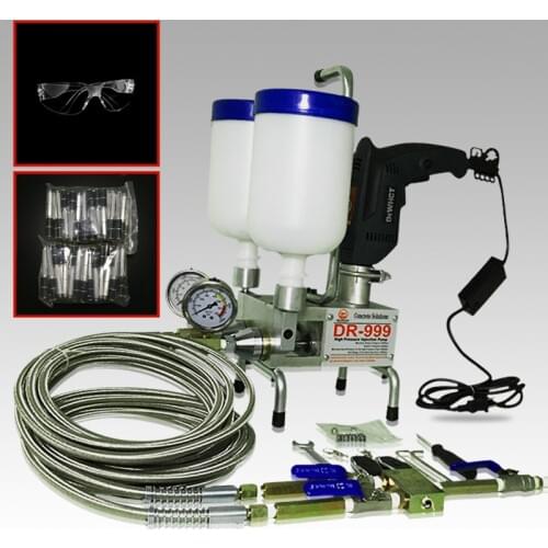 SLAB LIFT Premium Epoxy Injection Pump Polyurethane Foam WIRELESS REMOTE CONTROL Grouting Machine Dual Element