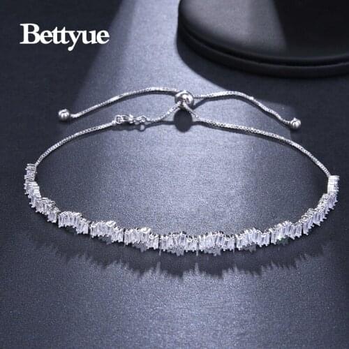 Bettyue Brand Fashion Hot Sale AAA Cubic Zircon Three Colors Jewelry Necklaces For Woman Europe And America Style Wedding Gifts