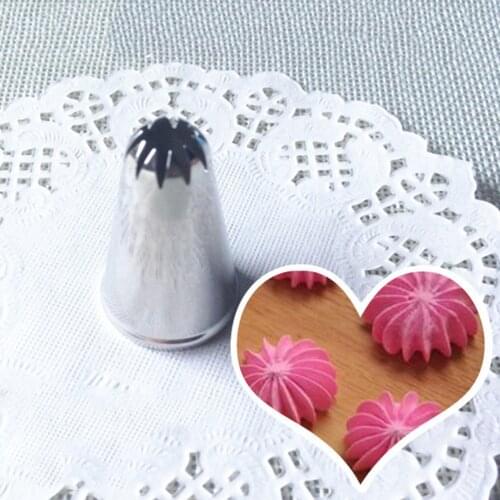 1pcs Flower Nozzle Cake Mold Cup Ice Cream Piping Tip Nozzle Cake Decorating Pastry Tools