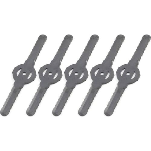 13MA 5pcs Plastic Lawn Mower Blade Grass Trimmer Head Replacement Garden Supply Tool