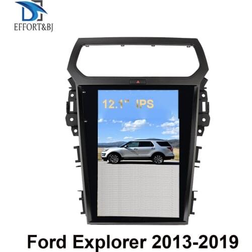 Vertical Tesla screen Android 9.0 4+64G PX6 Car Multimedia Player Gps For Ford explorer Car GPS Navigation Stereo autoradio DSP