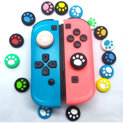 Cat Claw Thumb Stick Grip Cap Joystick Cover For Nintendo Switch NS Lite Joy-Con Controller Nintend Thumbstick Case