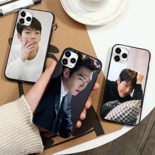 Kim Woo Bin KPOP actor Phone Case for iPhone 11 12 pro XS MAX 8 7 6 6S Plus X 5S SE 2020 XR luxury design cover shell
