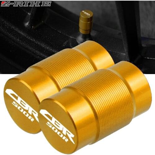 For HONDA CBR500R CBR 500R CB500F CB500X 2013 2014 2015-2018 Motorcycle Accessories Wheel Tire Valve caps CNC Airtight cover
