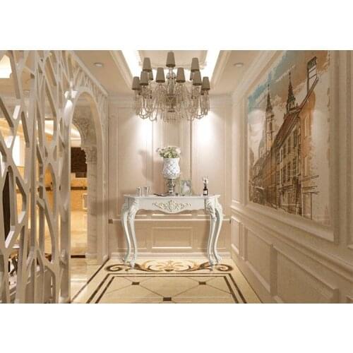 European style porch table porch cabinet fashion wall table semicircle porch decorative table simple hall cabinet design