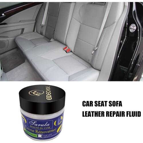 Leather Repair Cream Vinyl Car seat Restoration Kit Scratch Crack Rip Hole Sofa Coat shoe leather polishing paste not Liquid