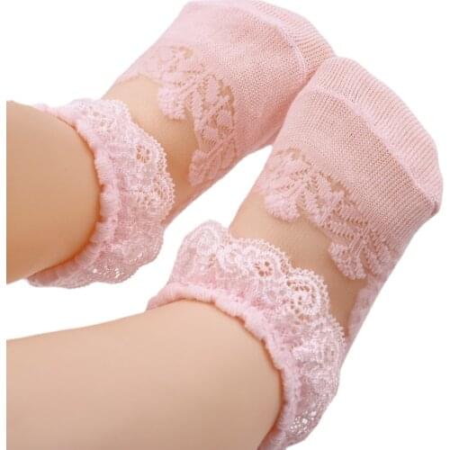 Flower Mesh Summer Newborn Baby Socks Cotton Girl Anti Slip anti slip socks baby stuff for newborns