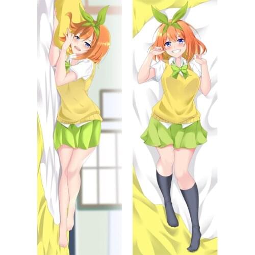 MMF Go-toubun No Hanayome Sexy Nakano Nino Nakano Yotsuba pillow cover Anime Dakimakura body pillowcase