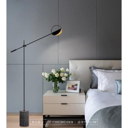 Nordic minimalist creative study floor lamp designer bedroom stone floor lamp bed and breakfast room floor lamp