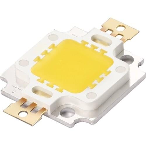 2pcs New High Quality White LED High Power 10W LED Chip 900-1000LM 900mA 10W Warm White LED Bulb Lamp LED Light Epileds Chips