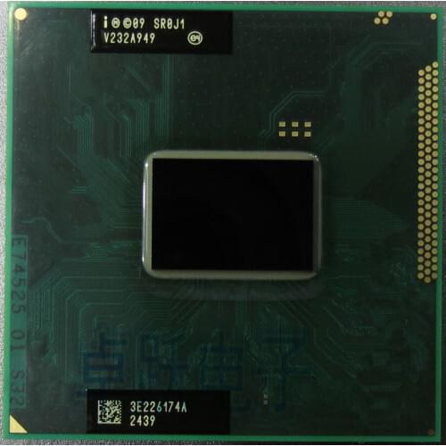 Free shipping original intel Pentium CPU SR0J1 B980 SROJ1 B980 2.4G/2M HM65 HM67 100% chips original IC processor laptop B 980