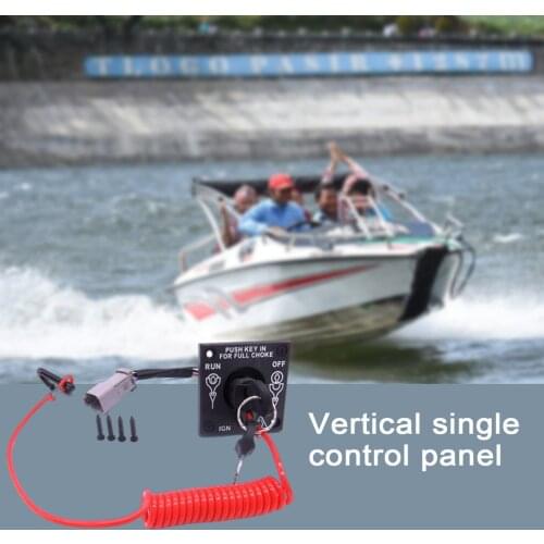 Outboard Engine 176408 0176408 Single Engine Ignition Starter Cut Off Switch With Keys For Johnson BRP Evinrude Boat Motor