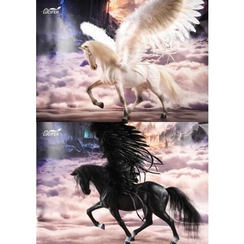 LUCIFER LXF1905 1/6 Scale War Horse And Movable Wing Accessory Pack For Action Figure