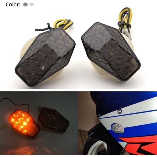REALZION Motorcycle LED Flush Mount Turn Signal Light Indicators Flasher flashing For Suzuki GSXR 600 750 1000 SV 650 650S 1000S