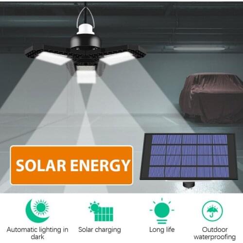 Solar LED Light Outdoor Luminaire Double/Single Head Solar Pendant Light Outdoor Indoor Solar Lamp For Camping Garden Decoration