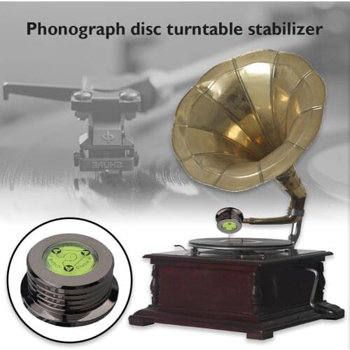 Universal 50Hz Aluminum Alloy LP Disc Stabilizer Metal Vinyl Turntable Weight Clamp Record Player Accessories
