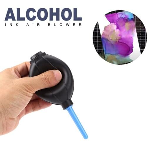 Rubber Alcohol Ink Air Blower 15cm Length Use To Disperse Scrapbooking Handmade Crafts Card Making Convenient Handheld Tool