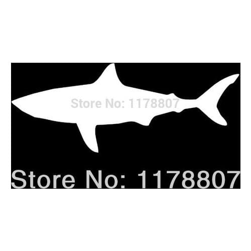 14*6 cm Creative Shark Art Wall Vinyl Decal Sticker Window Glass Auto Door Scratches Waterproof