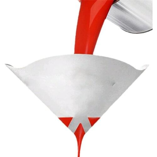230pcs Car Nylon Conical Paper 100 Mesh Paint Strainer Filter Purifying Cup ASD88