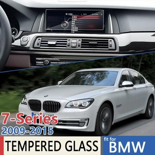 For BMW 7-Series F01 F02 F03 F04 MK5 2009 2010 2012 2014 2015 Car Navigation GPS Film Touch Full Screen Protector Tempered Glass