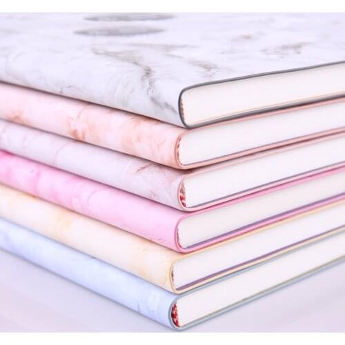 A5 Horizontal Line Notebook Diary Candy Color PU Soft Cover Notepad School Office Supplies