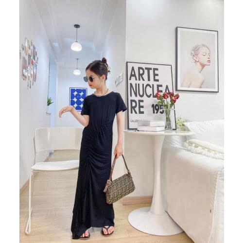 2021 Korean style girls long dress fashion summer girls dresses 3-8years B258