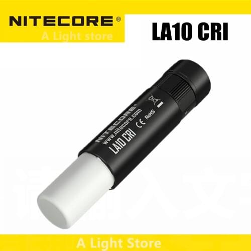 NITECORE LA10 CRI Flashlight 135LMs Mini EDC CREE XP-G2 S3 LED AA Flashlight Reading Gear Outdoor Camping Lamp Torch