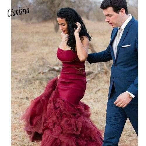 Hlieyitrxy Mermaid Silhouette Wedding Dresses